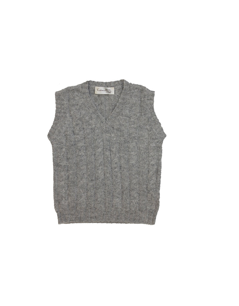 Tavolinchen Eleganter Cashmere-Pullunder – "Reine Wärme" – 100% Cashmere aus der Mongolei, weich und edel