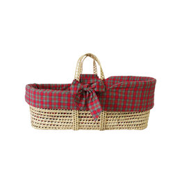 Tavolinchen Moses basket with mattress  –  "Christmas Plaid"