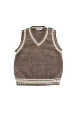 Tavolinchen Kinder-Cashmere-Pullunder – 100% Cashmere in warmem Braun, modern und gemütlich