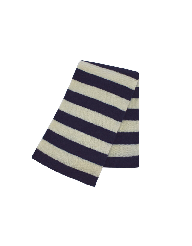 Tavolinchen  Soft striped cashmere scarf – the perfect winter accessory