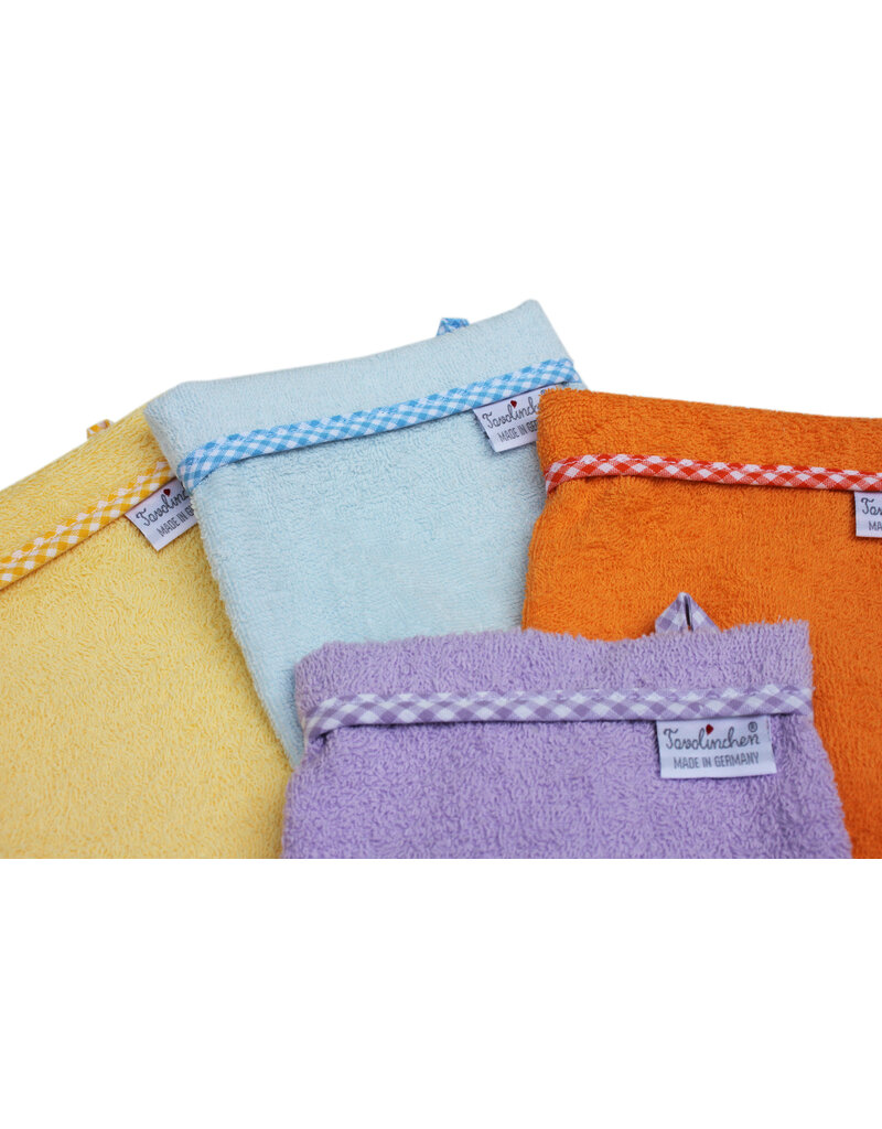 Tavolinchen Terry Cloth Wash Gloves – Set of 4 Gentle, Absorbent Wash Gloves for Daily Care