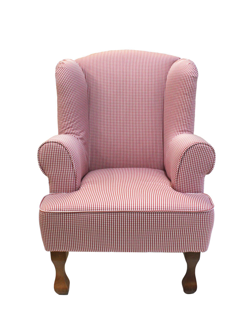 TAVO Cozy children's armchair in a classic checkered design