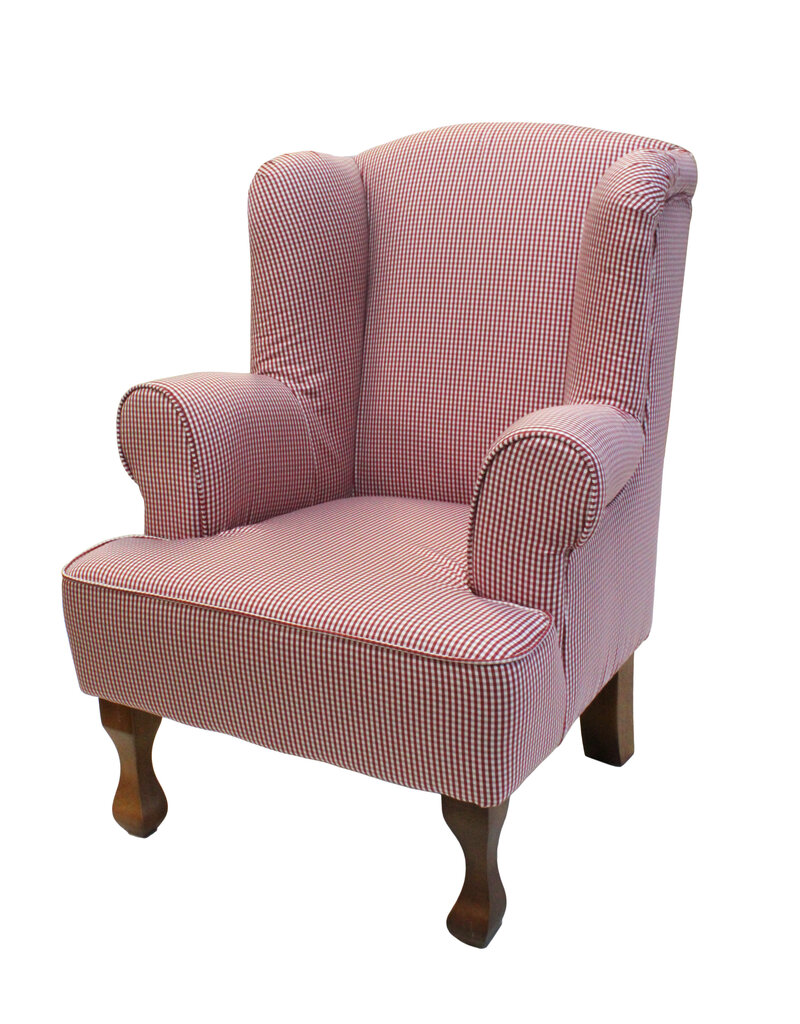TAVO Cozy children's armchair in a classic checkered design