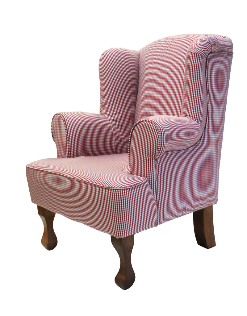 TAVO Cozy children's armchair in a classic checkered design