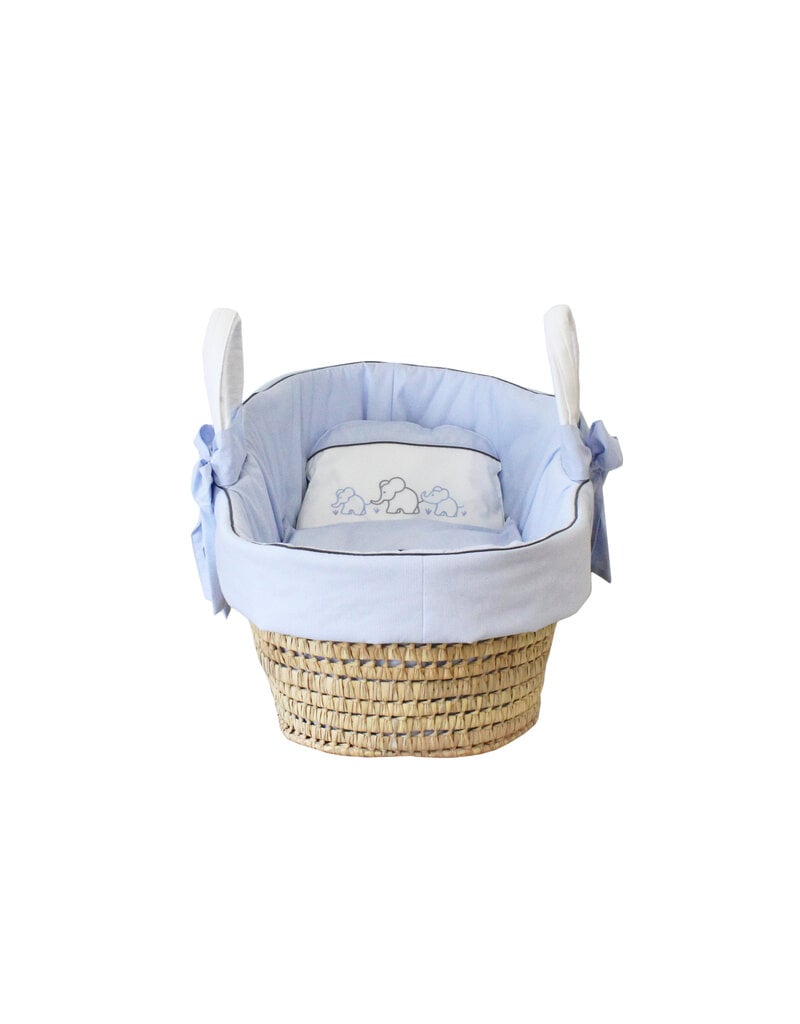 Tavolinchen Tavolinchen Moses Basket "Elephant family"  – Your Baby's First Bed