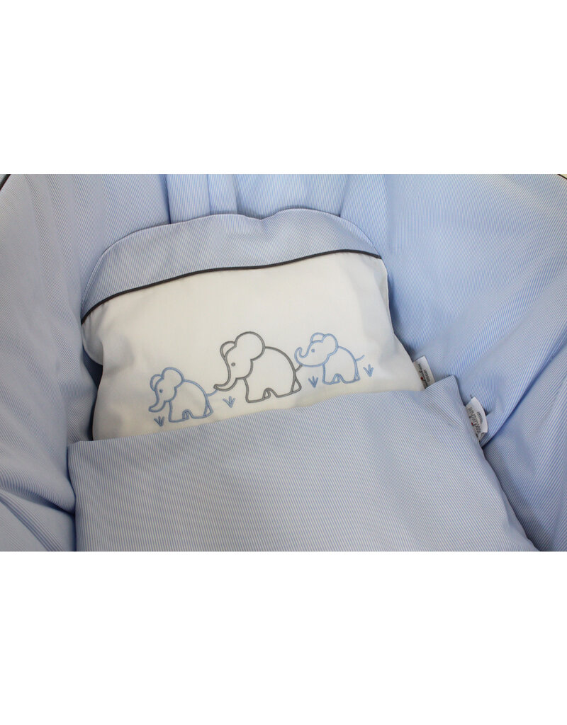 Tavolinchen Tavolinchen Moses Basket "Elephant family"  – Your Baby's First Bed