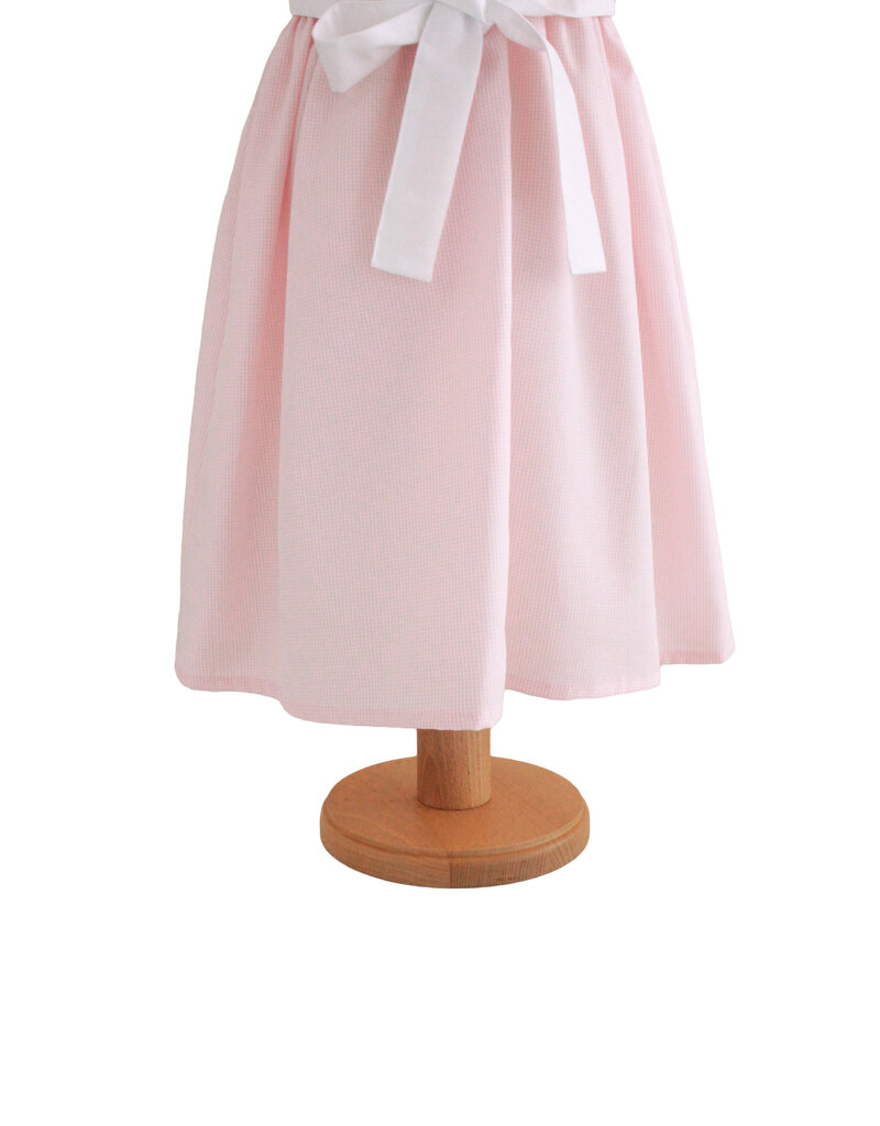 Tavolinchen Mädchenkleid „Vichy Karo“ – Klassisches Baumwollkleid mit Kragen und Schleife