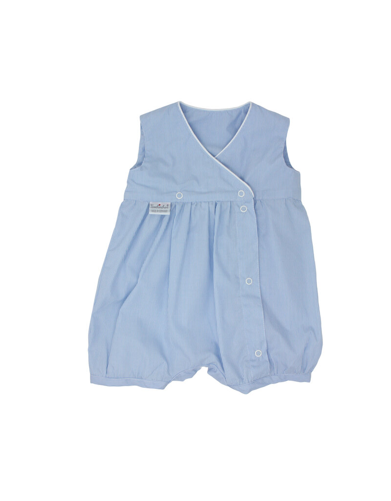 Tavolinchen Playsuit „Boluda Stripes“  – Summer Baby Romper with Practical Buttons