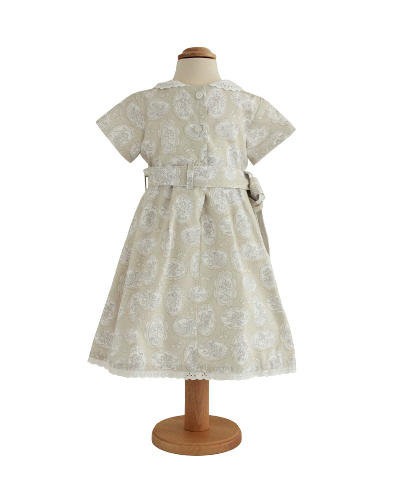 Tavolinchen Mädchenkleid "Nostalgie" – Elegantes Vintage-Kleid mit Stickkragen