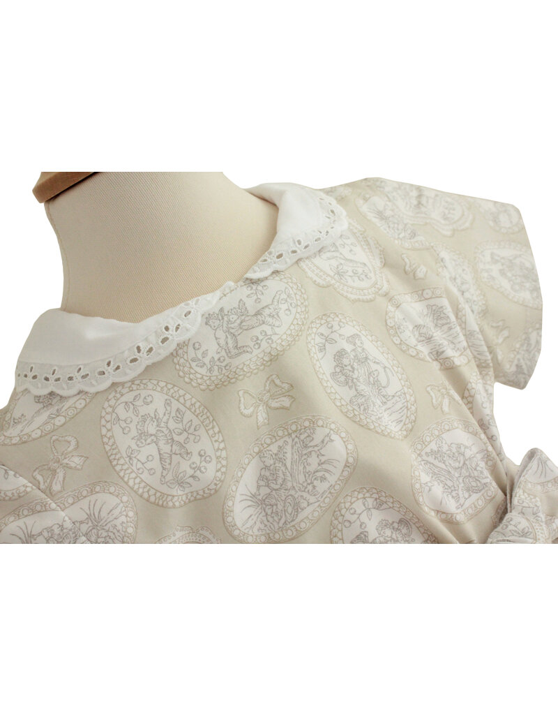 Tavolinchen Mädchenkleid "Nostalgie" – Elegantes Vintage-Kleid mit Stickkragen