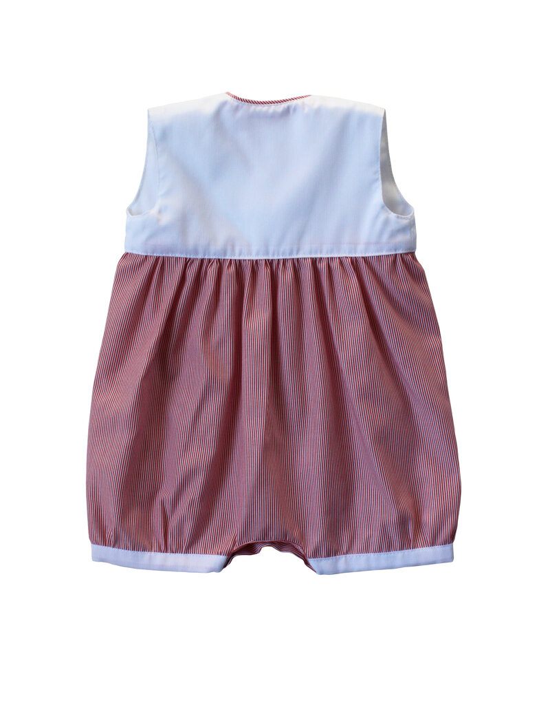 Tavolinchen Playsuit „Boluda Stripes“  – Summer Baby Romper with Practical Buttons