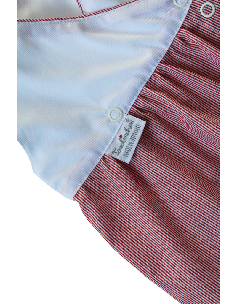 Tavolinchen Playsuit „Boluda Stripes“  – Summer Baby Romper with Practical Buttons