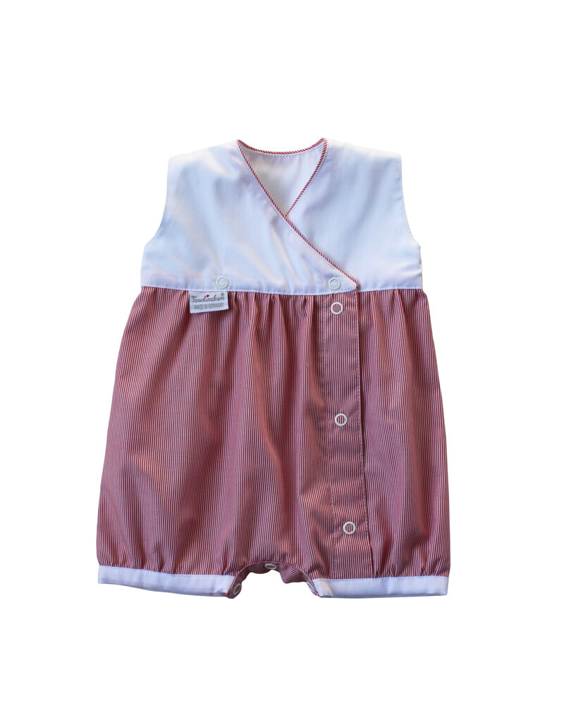Tavolinchen Playsuit „Boluda Stripes“  – Summer Baby Romper with Practical Buttons