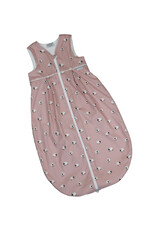 Tavolinchen Terry sleeping bag "Sheep" – Soft baby sleeping bag with sheep print in Alt Rose or Green