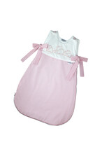 Tavolinchen Terry sleeping bag "Elephant family" – cotton baby sleep sack with delicate embroidery