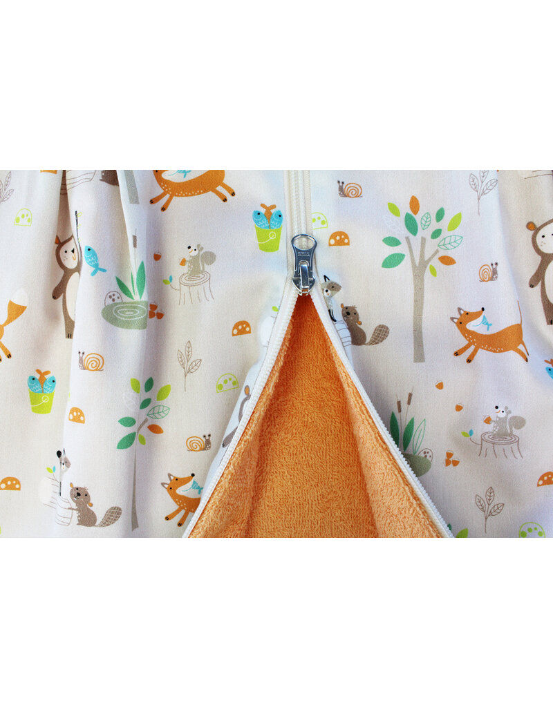 Tavolinchen Frottierschlafsack „Waschbär“ – Geborgenheit für kleine Abenteurer