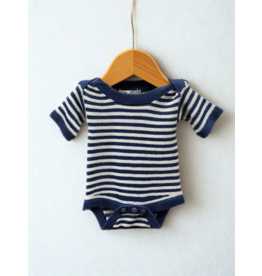 TAVO Maritimer Baby-Strickstrampler (kurz)