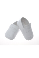 Babyschuhe im klassischen Loafer-Stil – elegant in Weiß