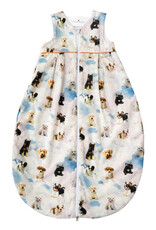 Tavolinchen Schlafsack „Kleine Welpenfreunde“ | Kuscheliger Babyschlafsack mit verspieltem Hundewelpen-Print
