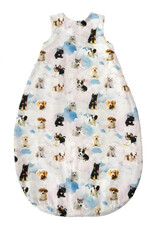 Tavolinchen Sleeping Little puppy friends« | Cuddly baby sleeping bag with playful puppy print