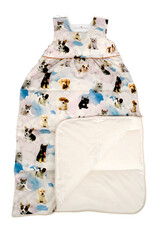 Tavolinchen Schlafsack »Kleine Welpenfreunde« | Kuscheliger Babyschlafsack mit verspieltem Hundewelpen-Motiv aus Daunenfüllungrint - Copy