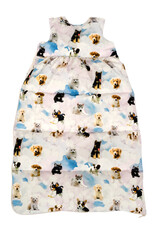 Tavolinchen Sleeping bag »Little puppy friends« | Cuddly baby sleeping bag with playful puppy print and down filling