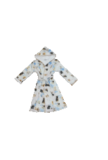 Tavolinchen Doubleface Bathrobe »Little puppy friends« | Cozy kids’ bathrobe with playful puppy design