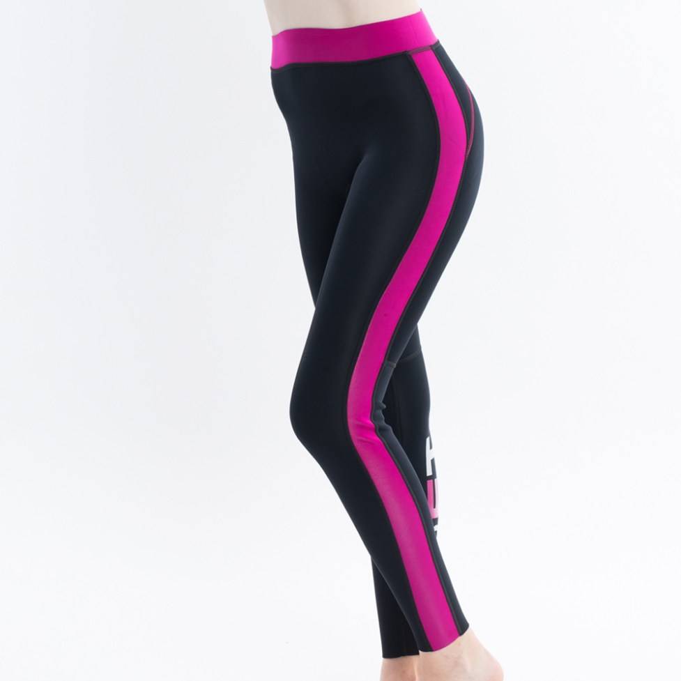 Howzit HOWZIT neopreen broek 2 mm zwart/roze