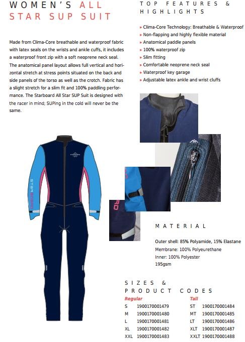 Starboard Starboard Allstar drysuit womens