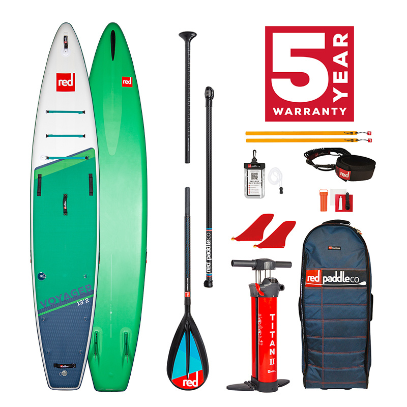 Red Paddle Co Red Paddle 13'2" x 30" Voyager SUP-pakket 2021
