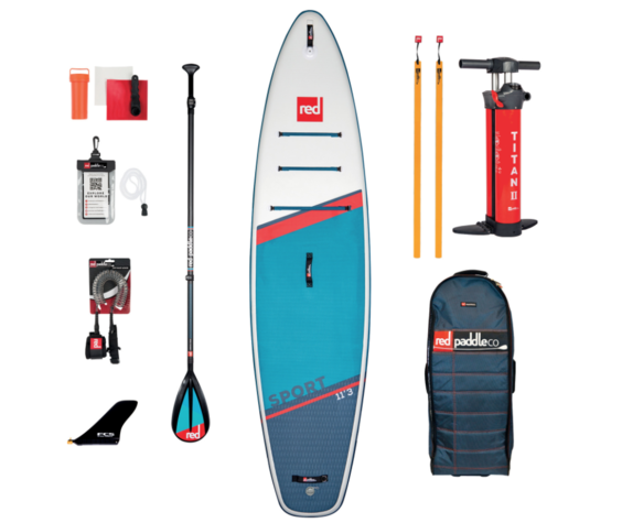 Red Paddle Co Red Paddle 11'3" x 32"  Sport  SUP-pakket 2021