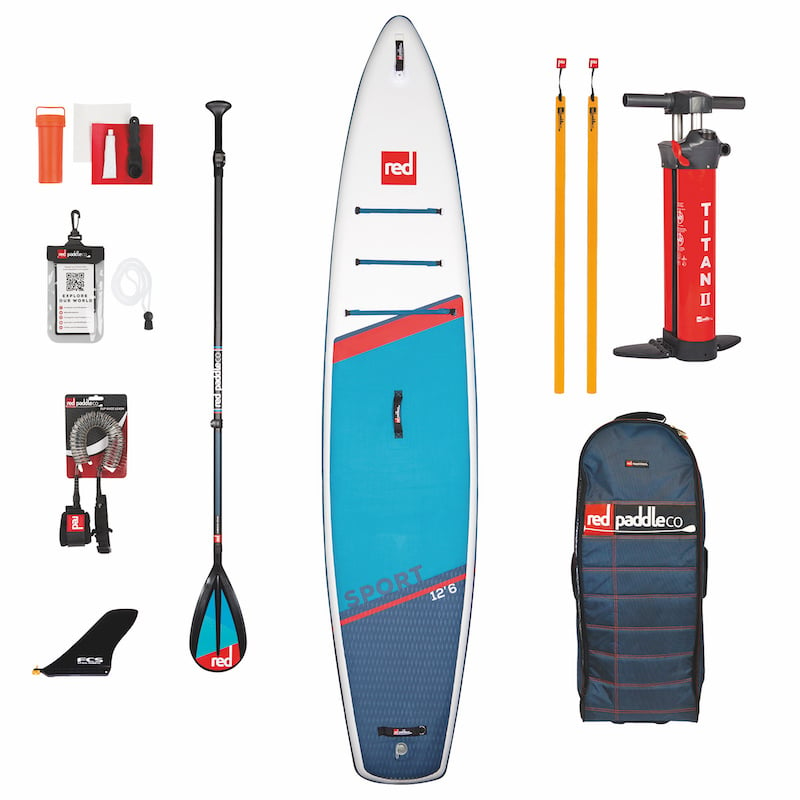 Red Paddle Co Red Paddle 12'6" x 30"  Sport SUP-pakket 2021