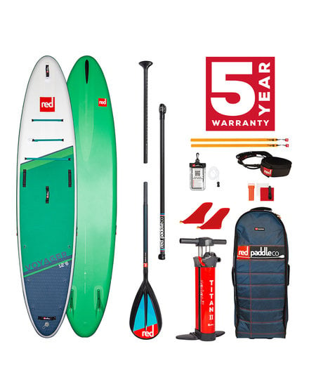 Red Paddle 12'6" x 32" Voyager SUP-pakket 2021