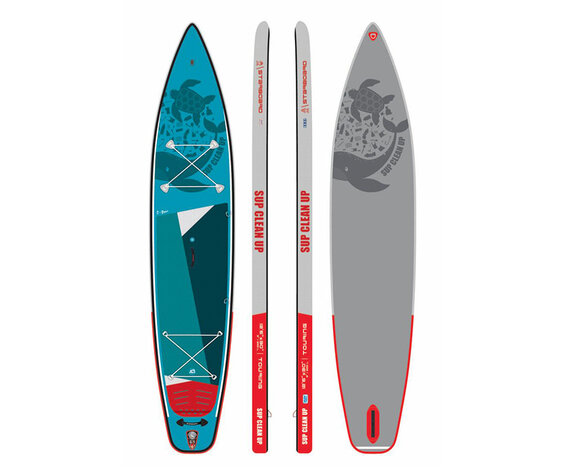 Starboard SUPclean-up iGO touring  Zen 12'6" X 30" compleet