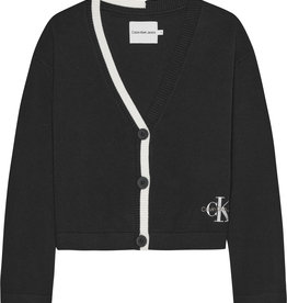 Calvin Klein Vest - IG0IG02085BEH - CONTRAST KNIT CARDIGAN