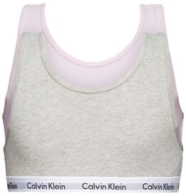 Calvin Klein Bralette 2-pack  - Grey/Unique