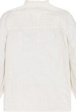 Tommy Hilfiger Ladder Lace Frill Shirt KG0KG07620YBH - Ancient White