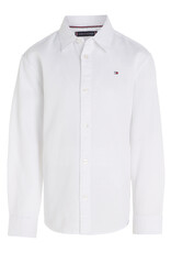 Tommy Hilfiger Overhemd KB0KB08734YBR - SOLID WAFFLE SHIRT - wit