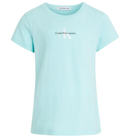 Calvin Klein T-Shirt IG0IG01470CCP - MICRO MONOGRAM TOP - mint