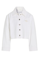 Calvin Klein Spijkerjas IG0IG023901CD - WHITE BUTTON DENIM JACKET - wit denim