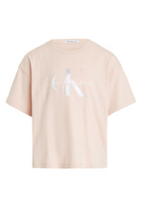 Calvin Klein T-Shirt IG0IG02434TF6 - SERENITY MONOGRAM BX SS T-SHIRT - oud roze