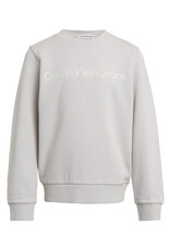 Calvin Klein Sweater IU0IU00581PC8 - INST. LOGO REGULAR CN - lichtgrijs