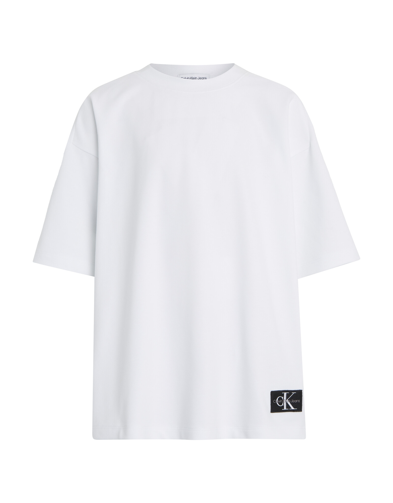 Calvin Klein T-Shirt IB0IB02029YAF - PIQUE RELAXED SS T-SHIRT - wit