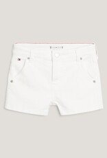 Tommy Hilfiger Korte spijkerbroek KG0KG079121CD - GIRLFRIEND WHITE SHORT - wit