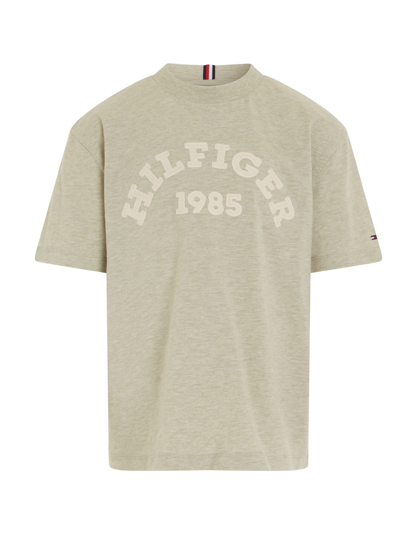 Tommy Hilfiger T-shirt KB0KB08811M10 - MONOTYPE 1985 ARCH TEE S/S - olijfgroen