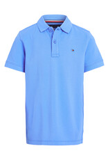 Tommy Hilfiger Polo KB0KB09103C30 - FLAG POLO S/S - blauw