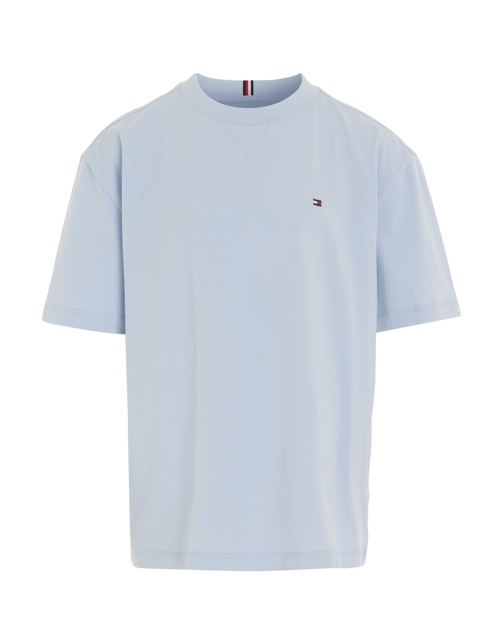 Tommy Hilfiger T-shirt KB0KB08575C1O - ESSENTIAL TEE S/S - lichtblauw