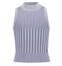 Frankie & Liberty Top Macy gebreid - blauw