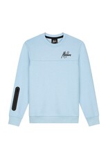 Malelions Sweater  Junior Sport Counter Sweater (JS1-SS24-07) - lichtblauw