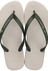 Ipanema Slipper 80415 Classic Brasil -beige/groen